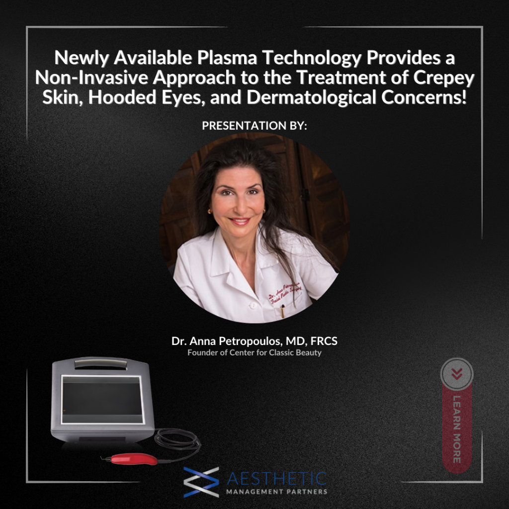 plasmage webinar - Aesthetic Management Partners - Medical Aesthetics Equipment For The Modern Practice
