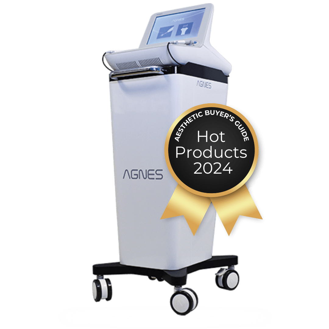 Agnes RF - Voted 2024 Hot Product by The Aesthetics Guide - rf microneedling device for precision - available in the US from Aesthetic Management Partners